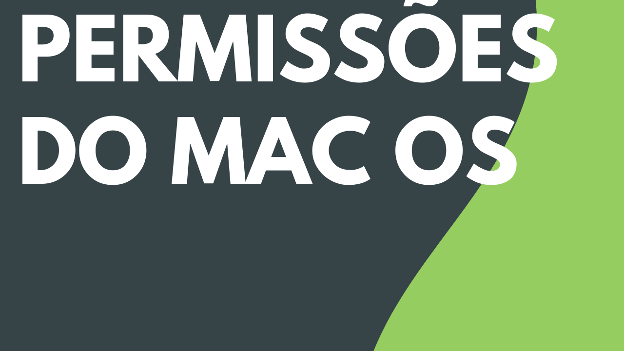 Permissões do macOS