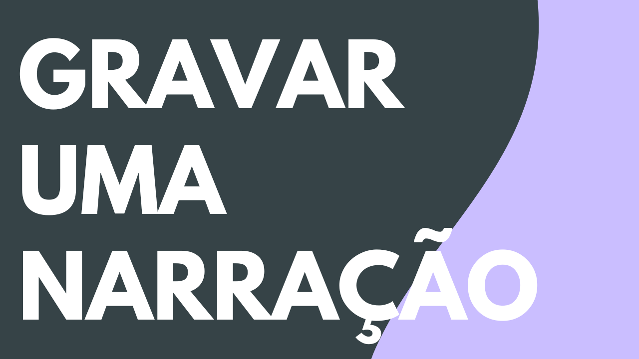 Gravar uma narração