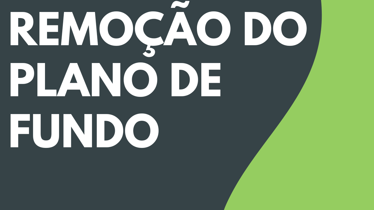 Remover um plano de fundo do seu vídeo